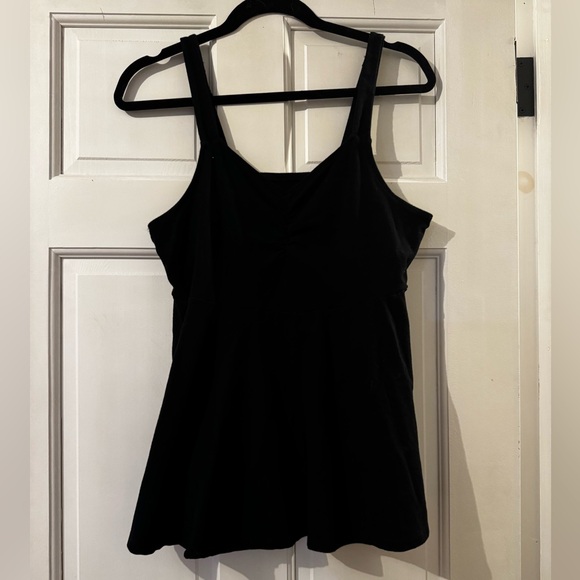 Torrid Black Cinched Babydoll Tank Top - Picture 3 of 5